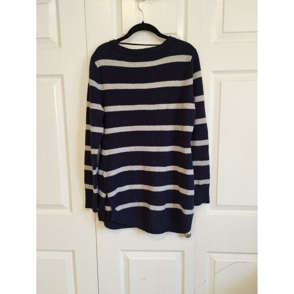 Free For All blue and white strip sweater - Picture 2 of 5
